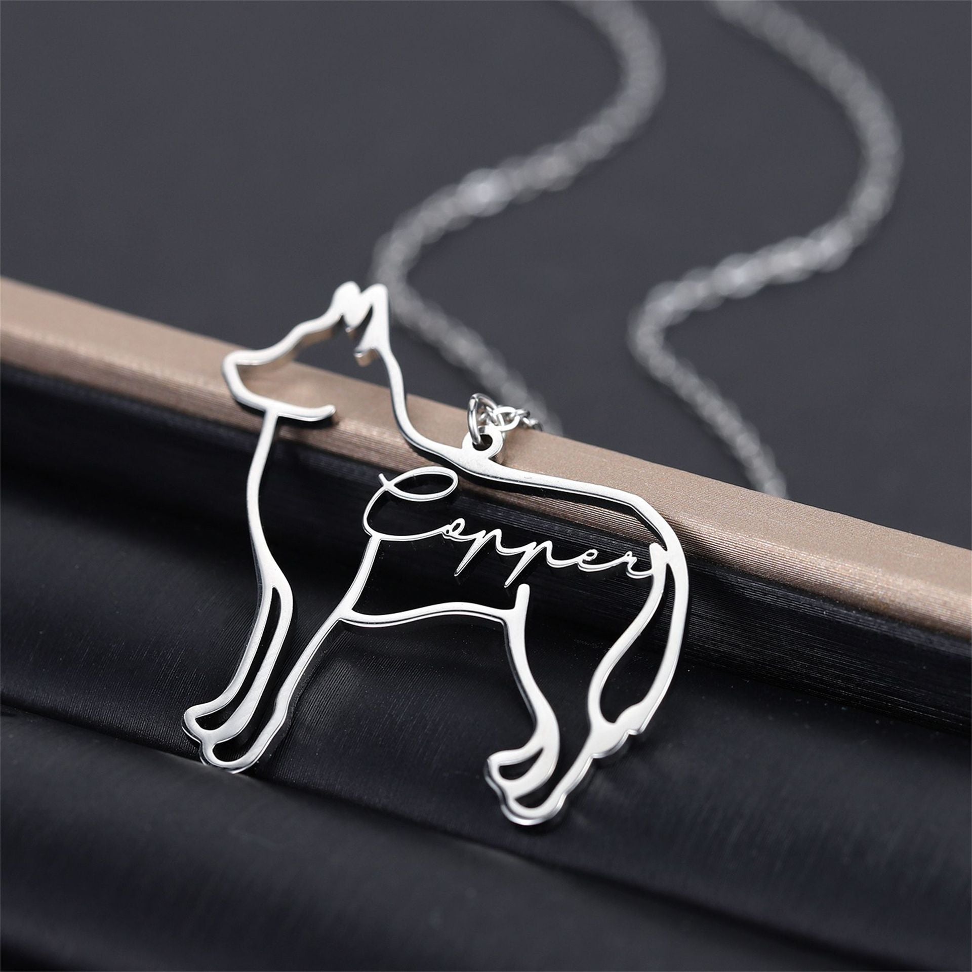 Handmade Custom Engraving Pet Necklace