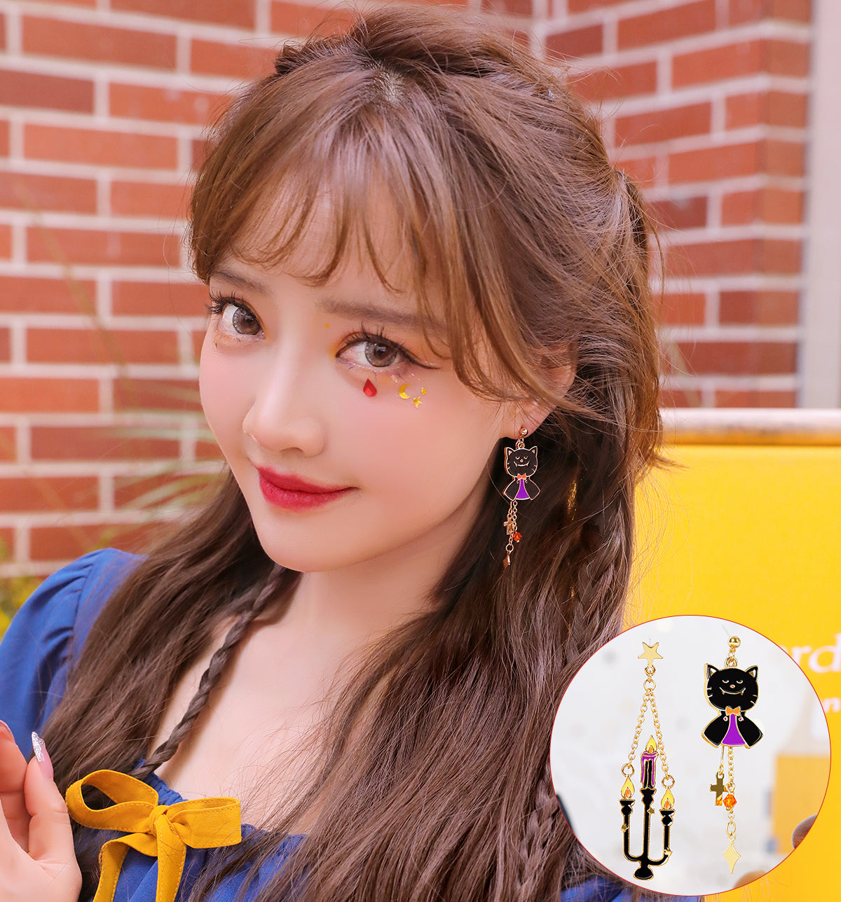 Halloween Earrings  Earnail Earclip LJH49
