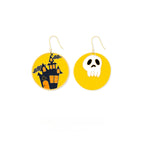 Halloween Cute Earrings Pure Silver Needle Ear Clip LJH46