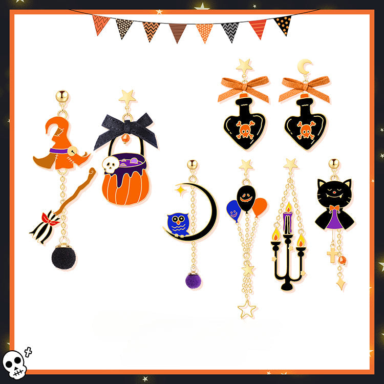 Halloween Earrings  Earnail Earclip LJH49