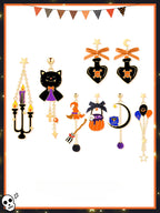 Halloween Earrings  Earnail Earclip LJH49