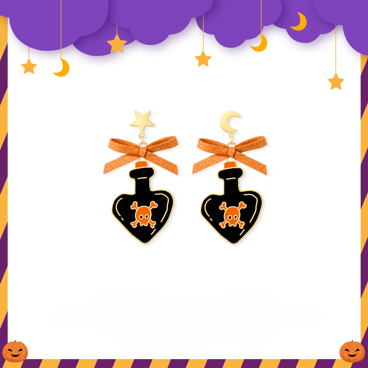 Halloween Earrings  Earnail Earclip LJH49