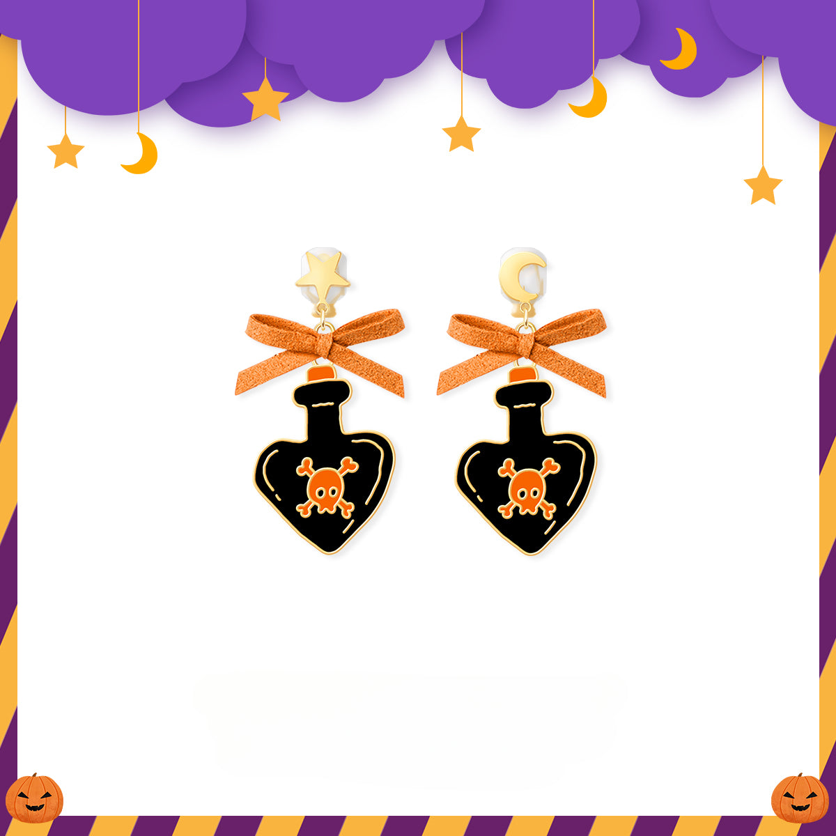 Halloween Earrings  Earnail Earclip LJH49