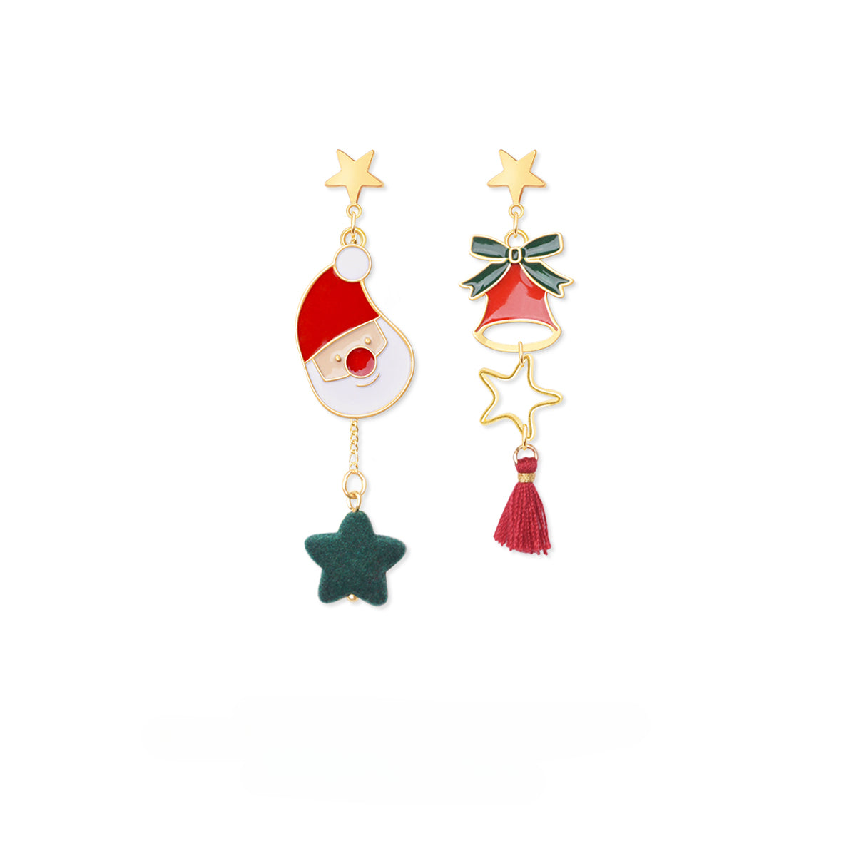 Christmas Gift Deer Ear Studs Earrings Ear Ornaments Ear Clips LJC4