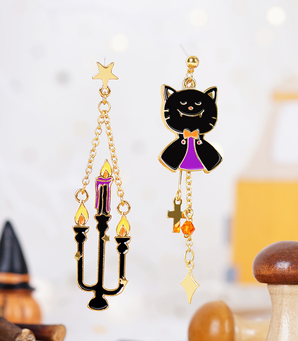 Halloween Earrings  Earnail Earclip LJH49