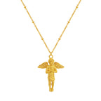 18K Gold Filled Angle Necklace Halloween Accessories