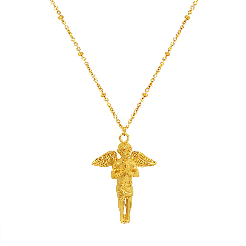 18K Gold Filled Angle Necklace Halloween Accessories