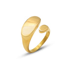 Ins Style Minimalist Planar Opening Ring