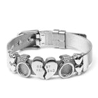 Golden Love Two-tone Stainless Steel Mesh Bracelets - lightofjuwelen