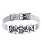 Golden Love Two-tone Stainless Steel Mesh Bracelets - lightofjuwelen