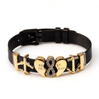 Golden Love Two-tone Stainless Steel Mesh Bracelets - lightofjuwelen
