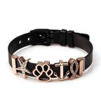 Golden Love Two-tone Stainless Steel Mesh Bracelets - lightofjuwelen