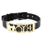 Golden Love Two-tone Stainless Steel Mesh Bracelets - lightofjuwelen