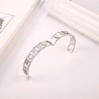 Women's 14K Golden White Crystal Letters Bracelets Gift 2022