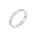 Women's 14K Golden White Crystal Letters Bracelets Gift 2022