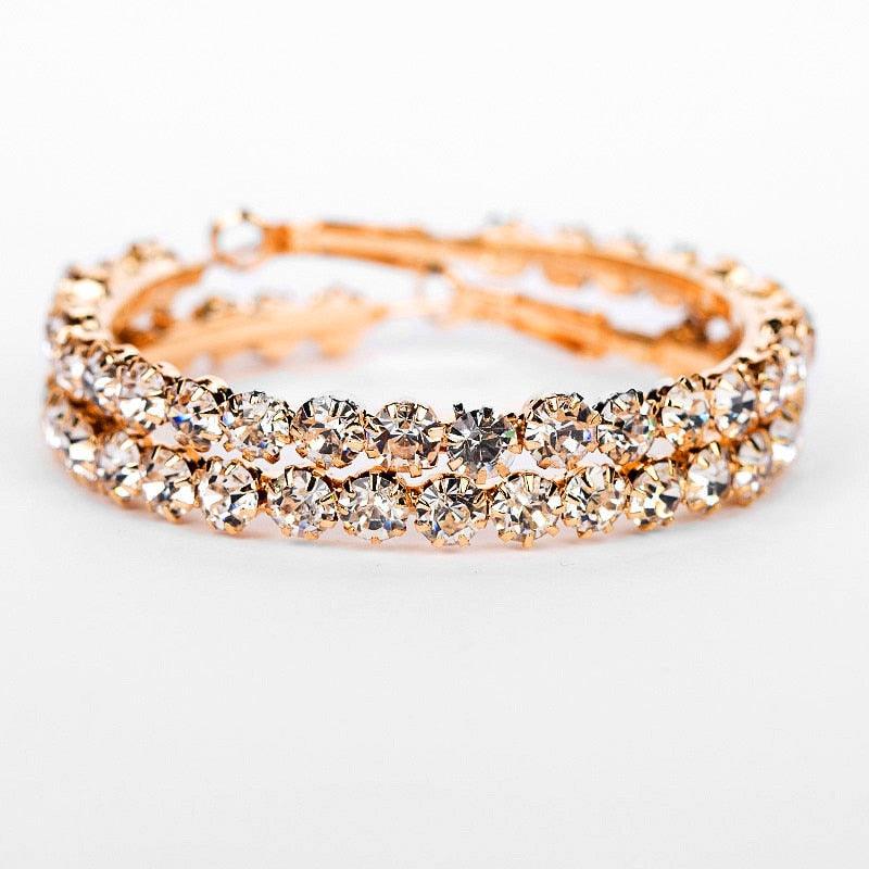 Luxury Oversize Crystal Hoop Earrings - lightofjuwelen