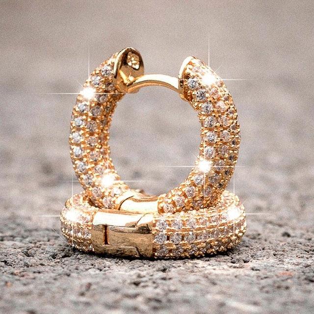 Shop Luxury Gold Hoop Earrings - Seen in Vogue Small