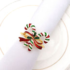 Christmas Napkin Ring Holder Xmas Table Decoration