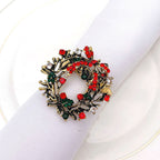 Christmas Napkin Ring Holder Xmas Table Decoration