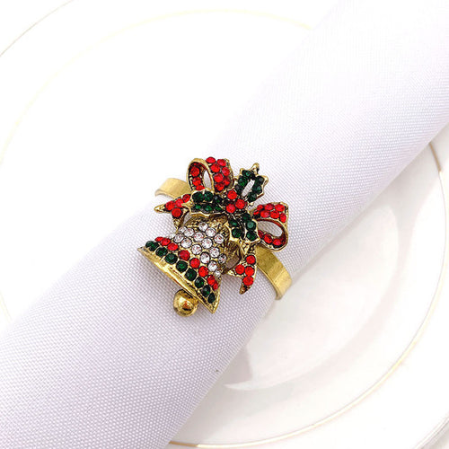 Christmas Napkin Ring Holder Xmas Table Decoration