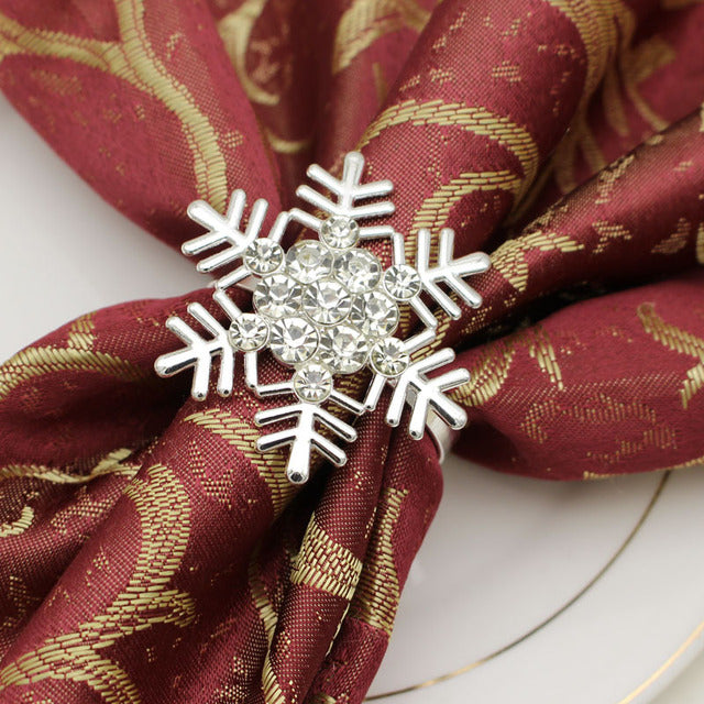 Christmas Napkin Ring Holder Xmas Table Decoration