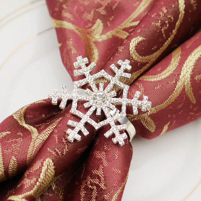 Christmas Napkin Ring Holder Xmas Table Decoration