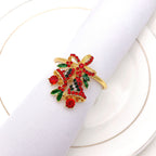 Christmas Napkin Ring Holder Xmas Table Decoration