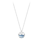 925 Sterling Silver Shang Series Delicate Round Pendant Necklace
