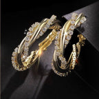 Spiral Winding High Sense Matching Earrings lightofjuwelen 