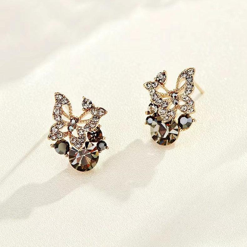 Super Fairy Vintage Simple Temperament Butterfly Earrings Ear Stud 服饰与配饰 lightofjuwelen 