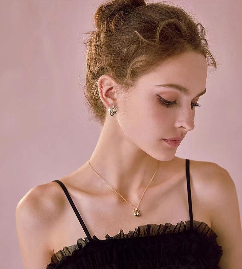 Super Fairy Vintage Simple Temperament Butterfly Earrings Ear Stud 服饰与配饰 lightofjuwelen 